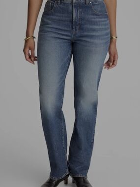 Madewell Curvy Longline Straight Jeans 28T